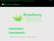 Tablet Screenshot of dentistglendale.com